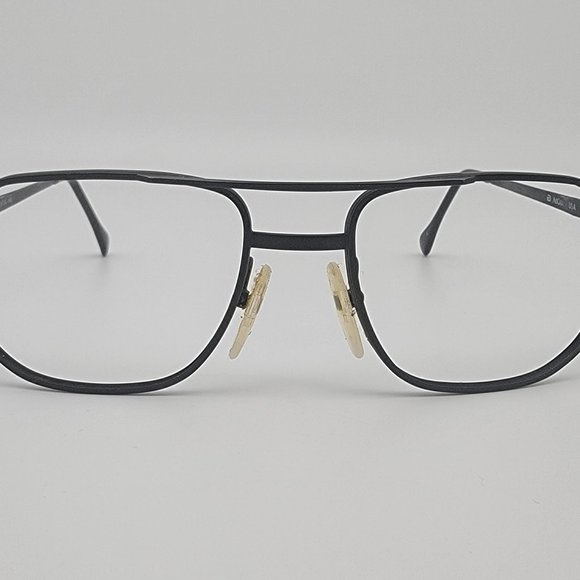 *SOLD* ArtCraft USA Matte Black Aviator Pilot USAF Air Force Eyeglasses Frame - Picture 2 of 13